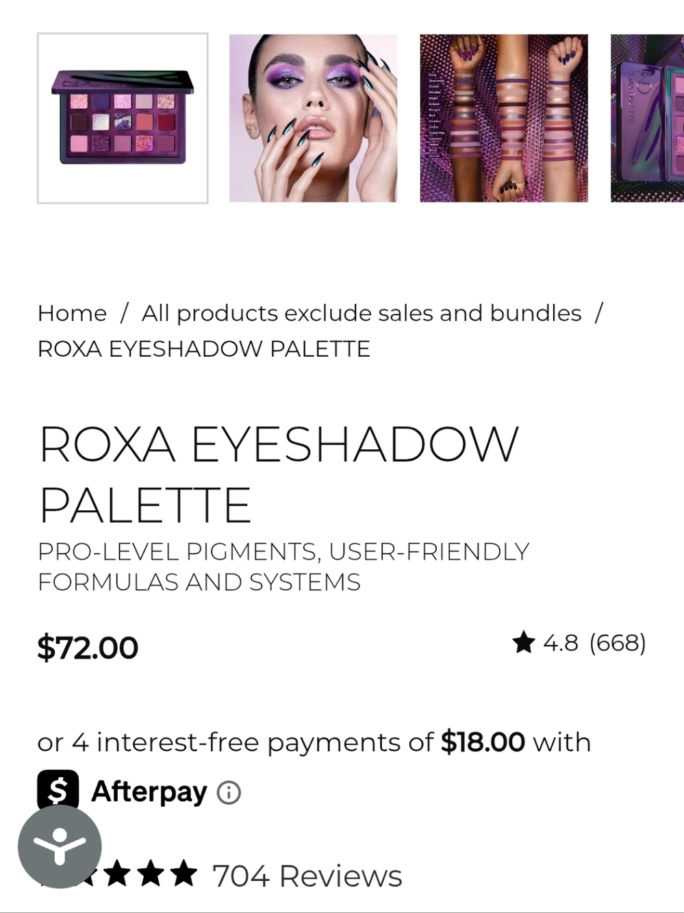 NIB NATASHA DENONA ROXA EYESHADOW PALETTE - Picture 3 of 16